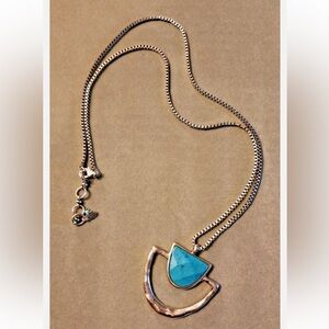 Lucky Brand Turquoise boho Necklace